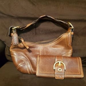 Coach purse and wallet set